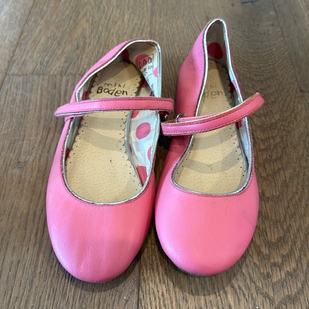 Mini Boden Pink Mary Jane’s - Size 35 (US 3)